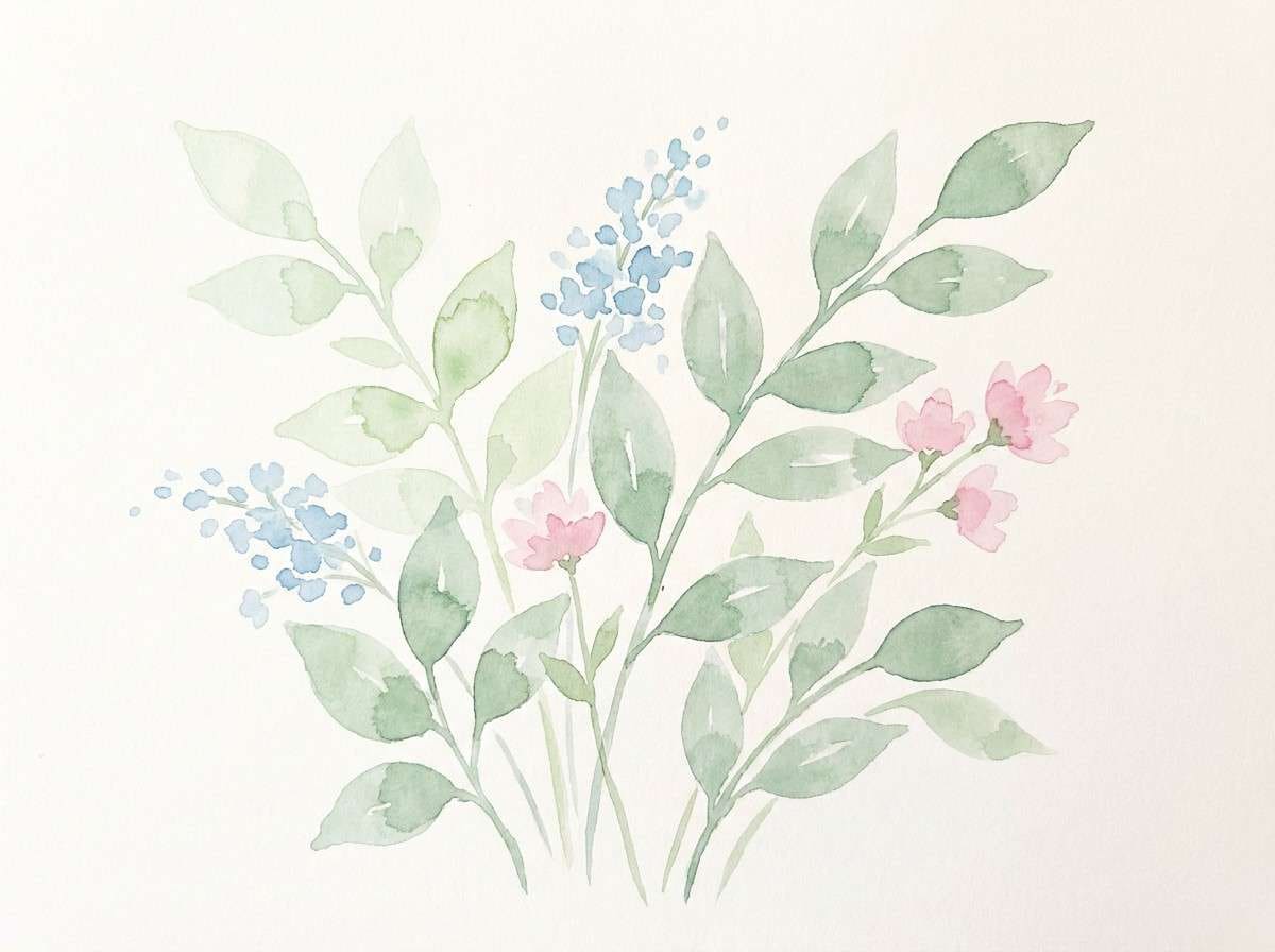 watercolor botanical illustration