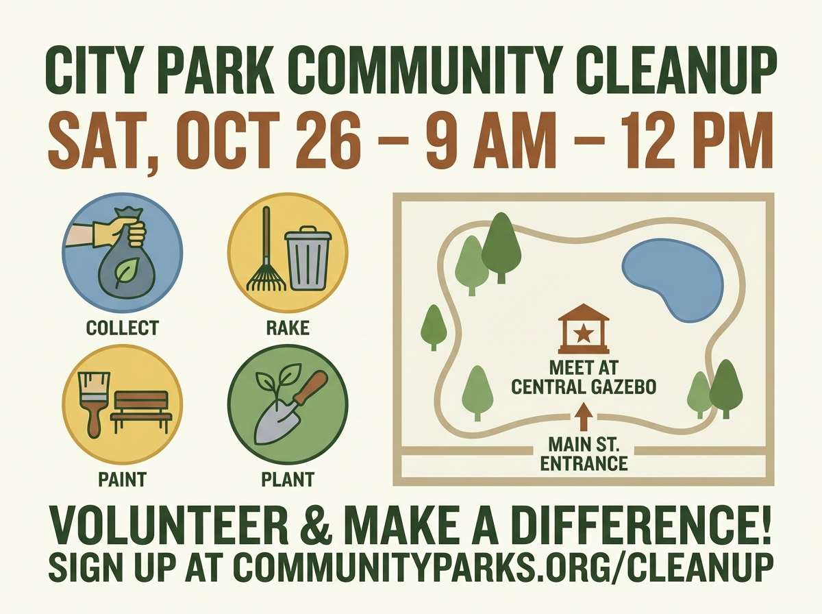 community flyer design