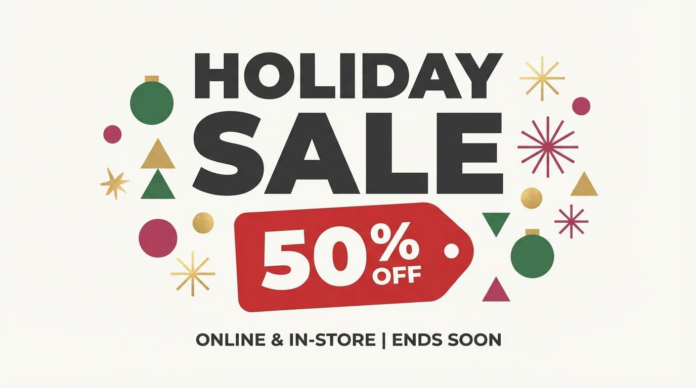 holiday promo banner