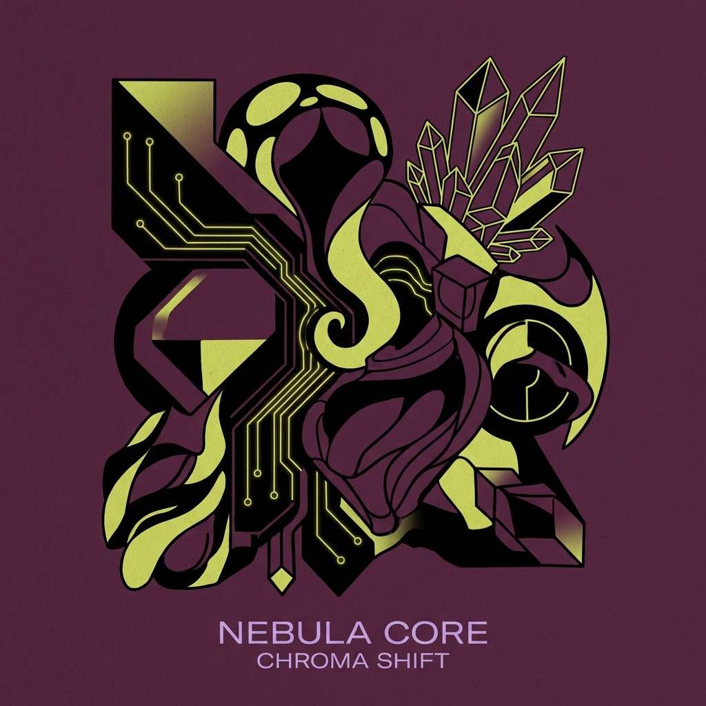 futuristic album cover