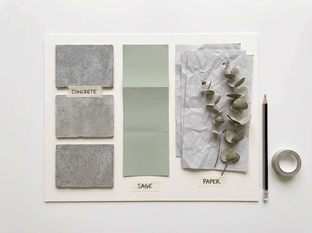 concrete sage mood board