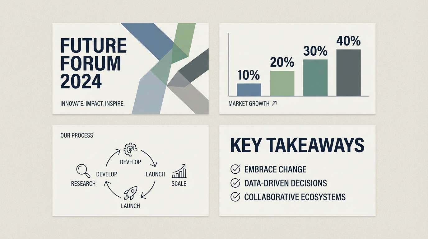 conference slide design deck