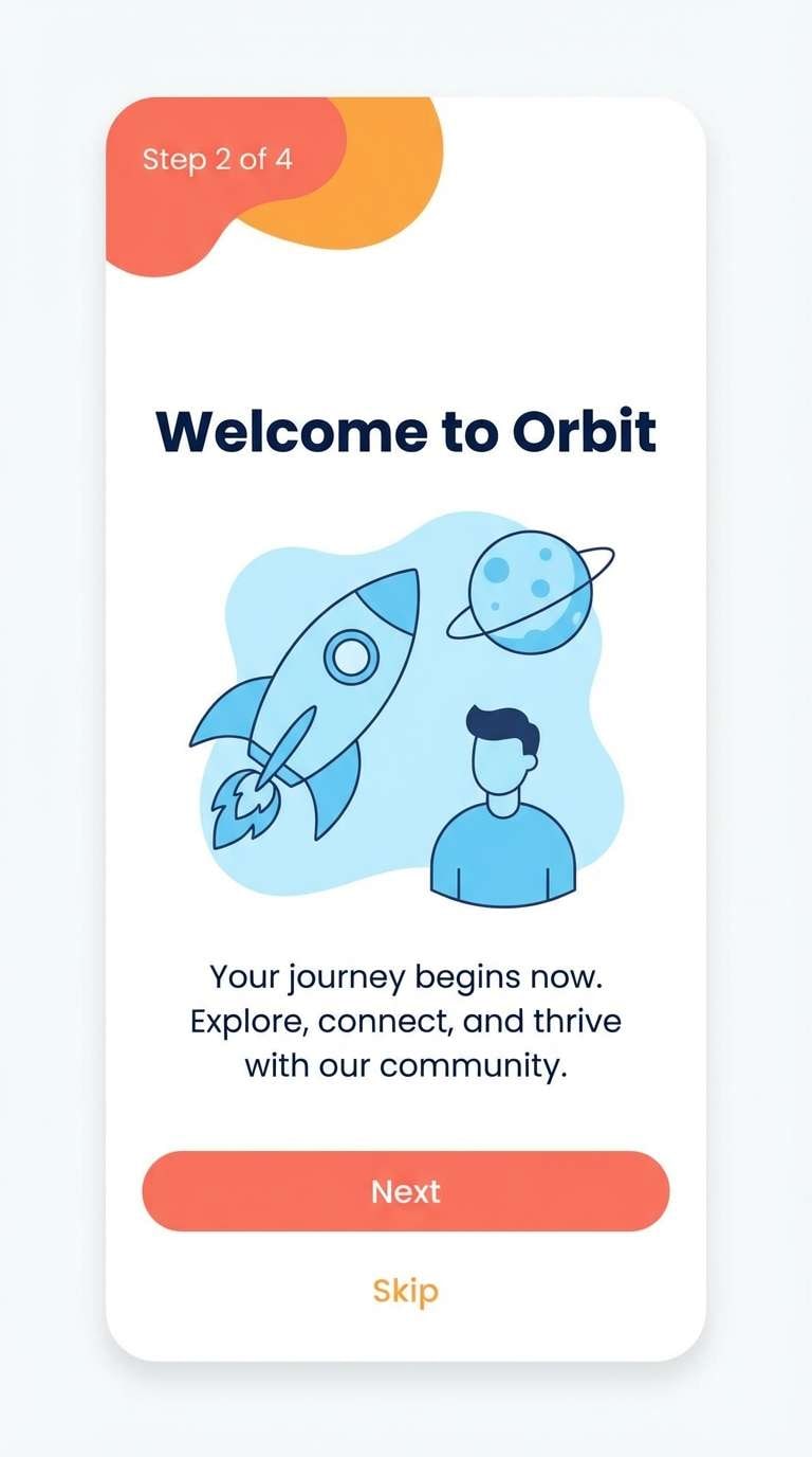 app onboarding screens