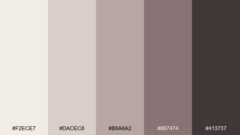 cool biscuit skin color palette with hex codes