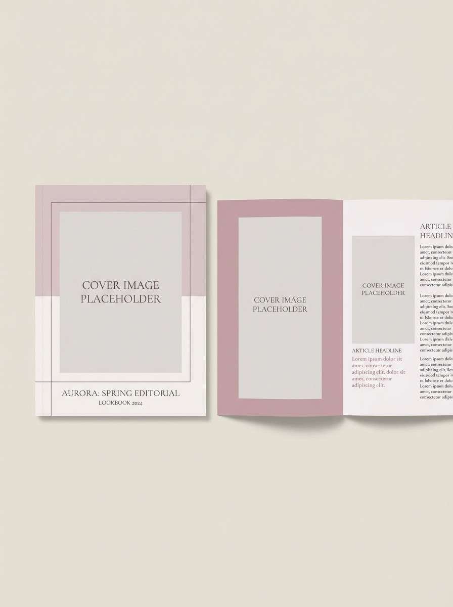 fashion lookbook editorial layout