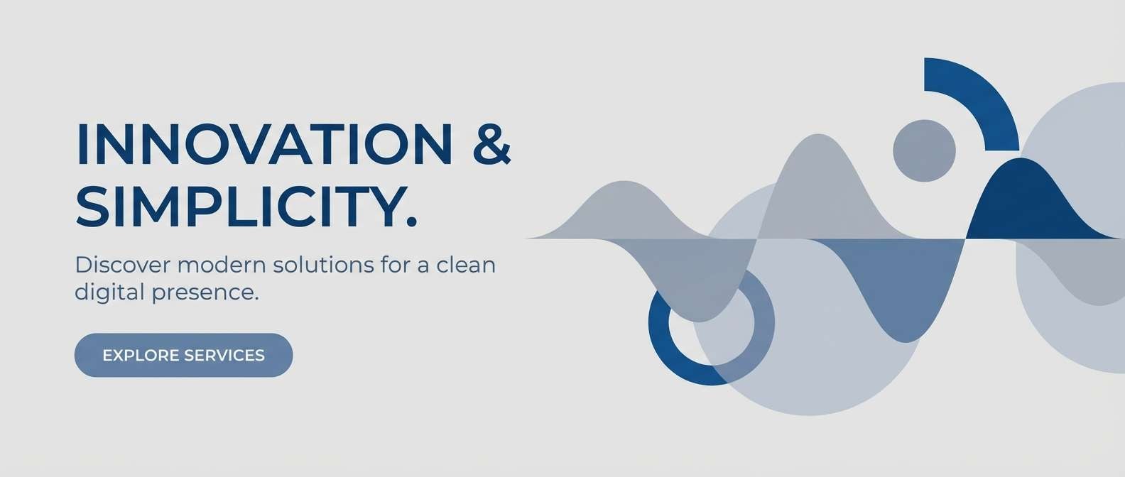 modern website hero section