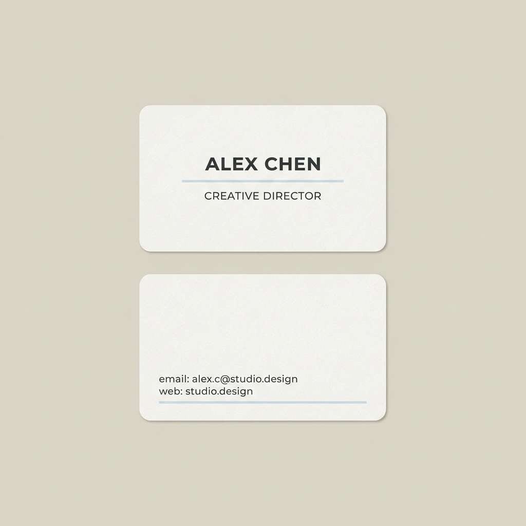 copper blush business card