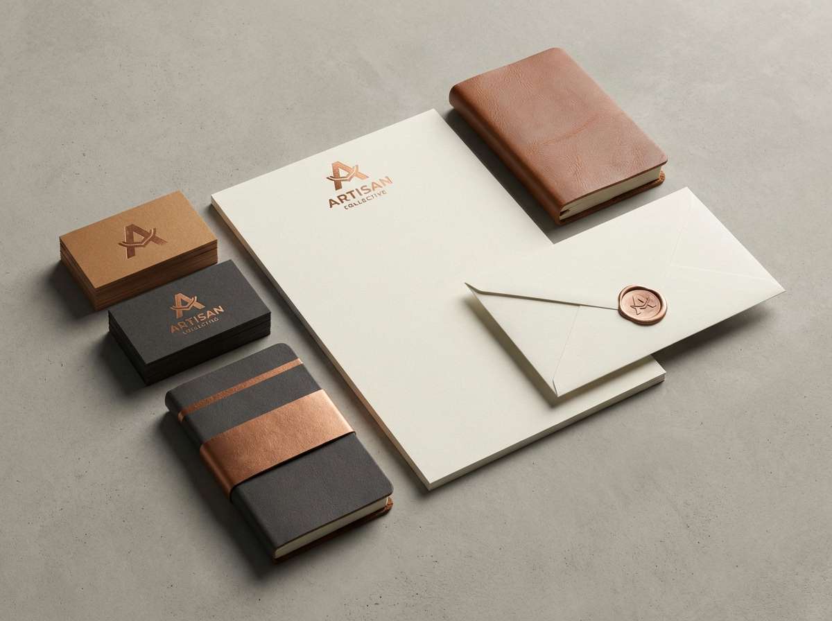 artisan branding kit mockup