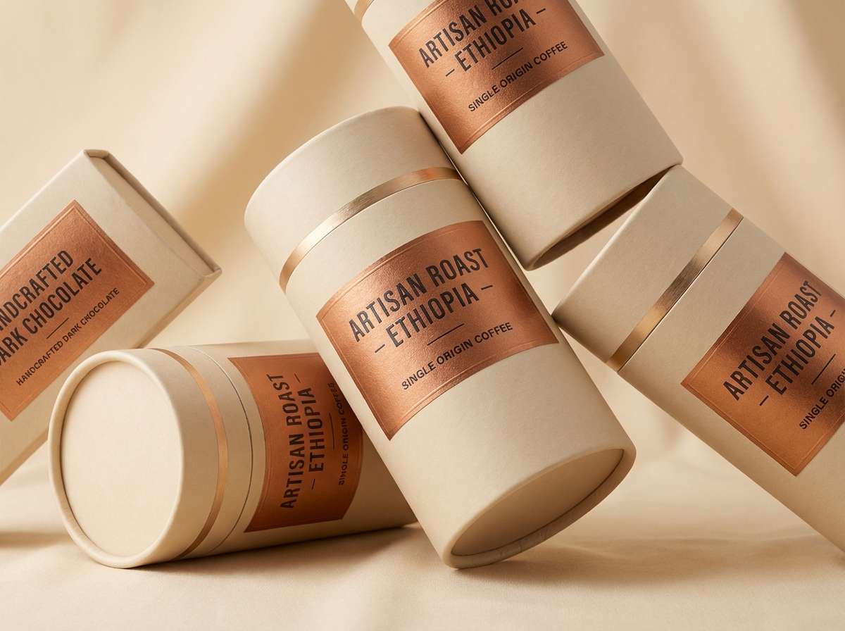 gourmet packaging studio shot