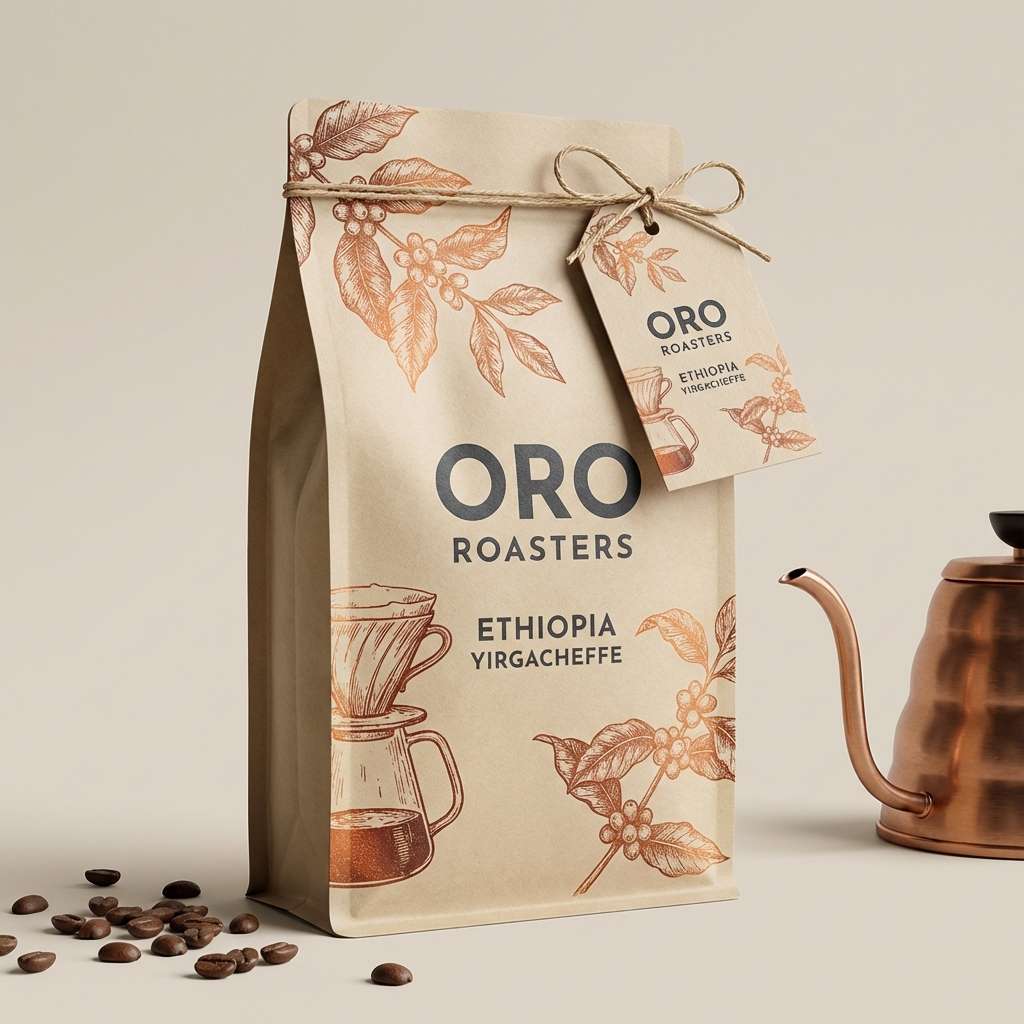 artisan coffee bag packaging