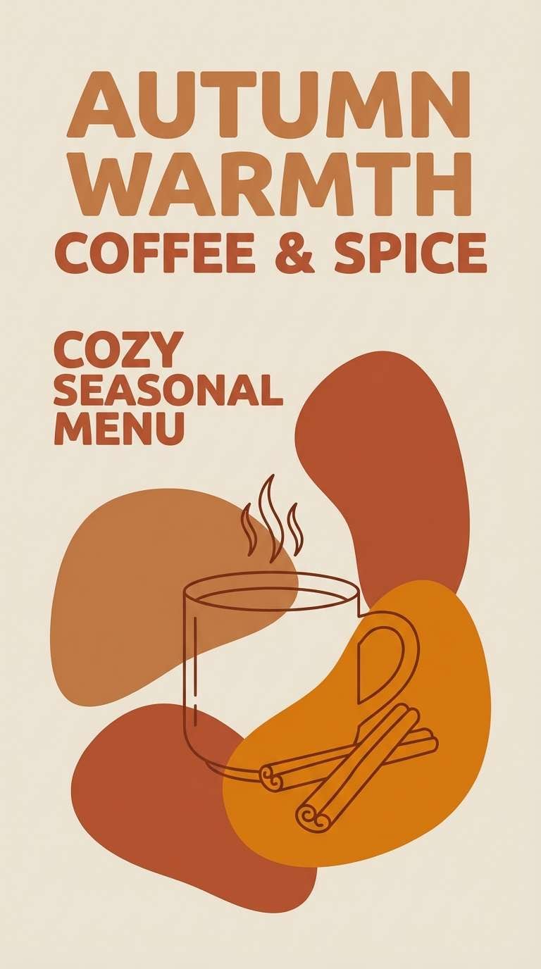 seasonal cafe poster