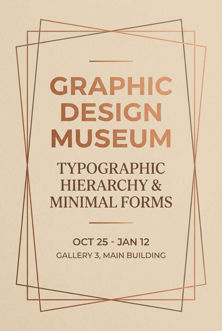 museum exhibit poster