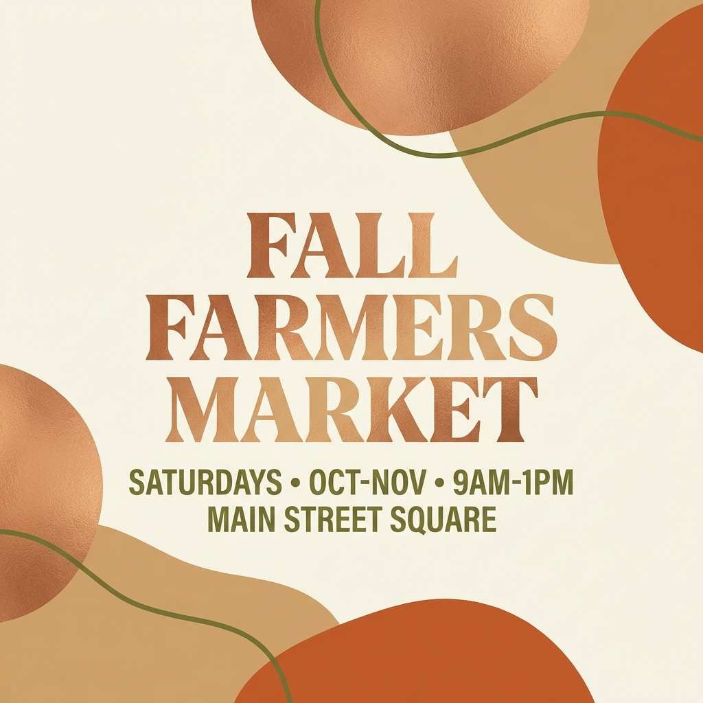 fall market social post