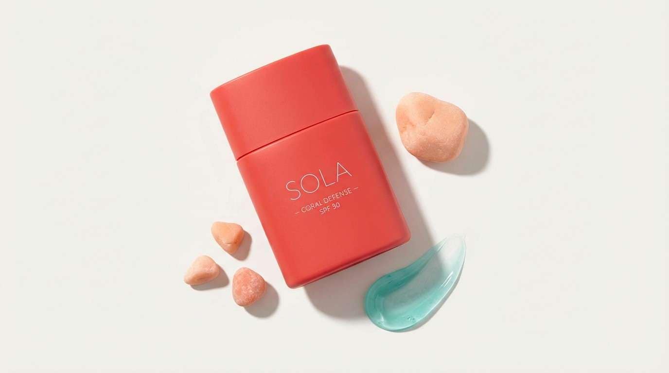 coral sunscreen studio banner