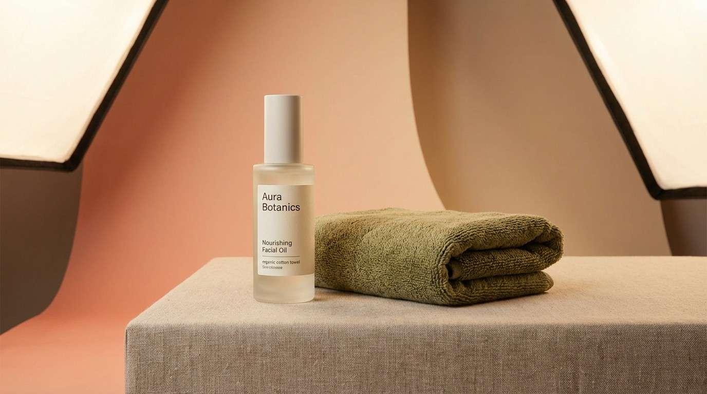 wellness product studio ad