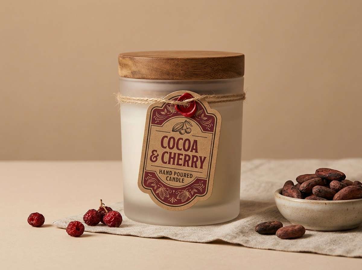 handmade candle packaging