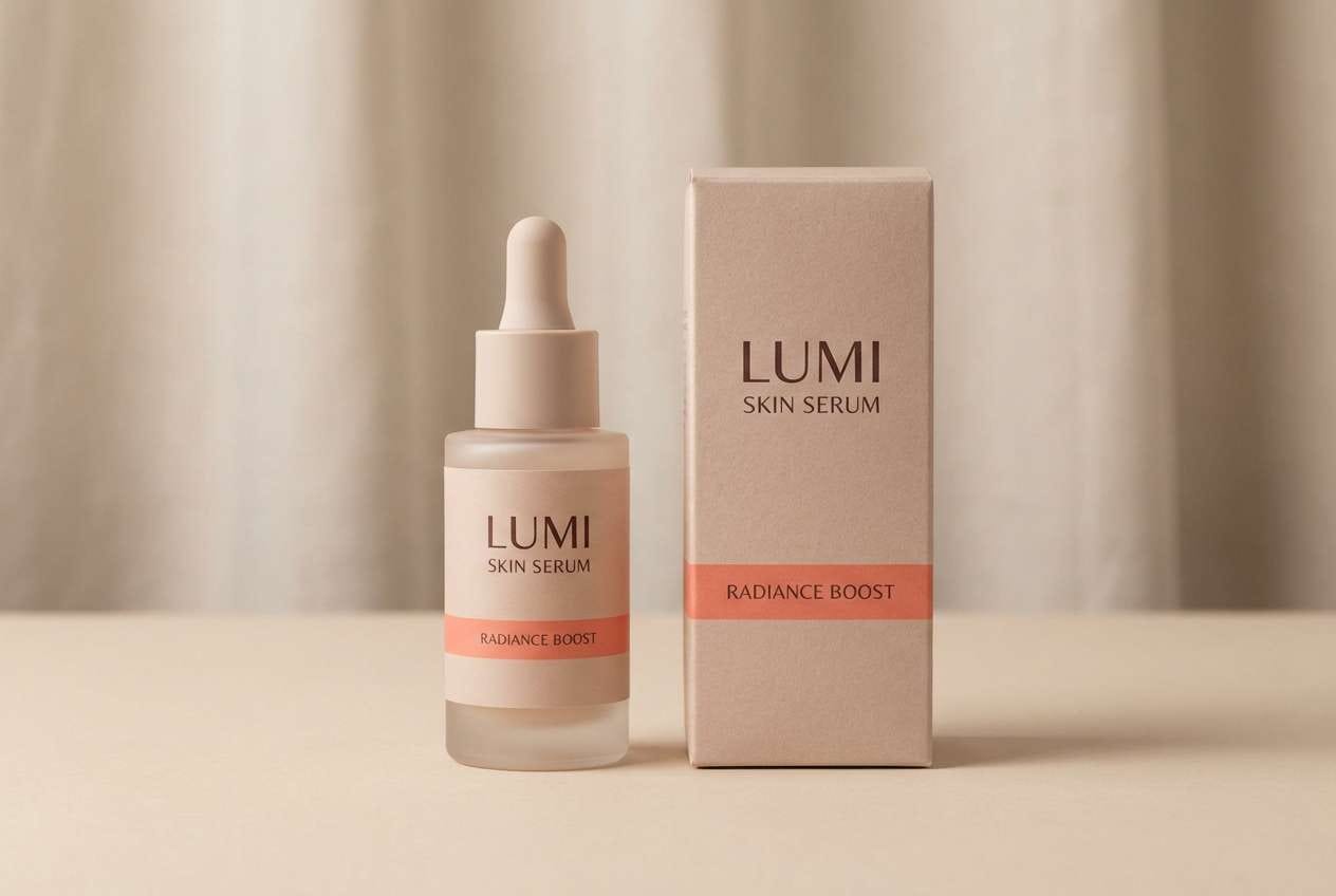 skincare serum packaging