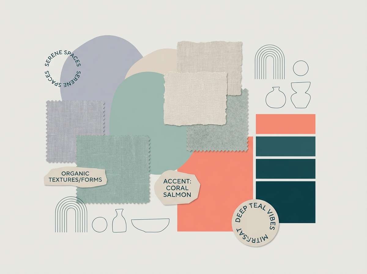 coastal decor mood board