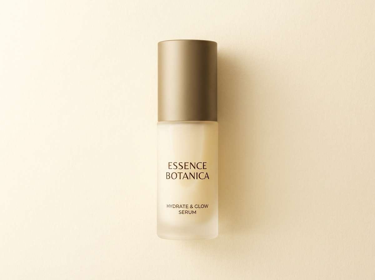 warm beauty product studio shot