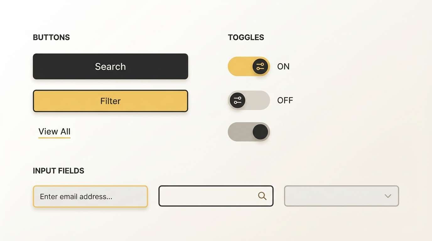 minimal ui components board