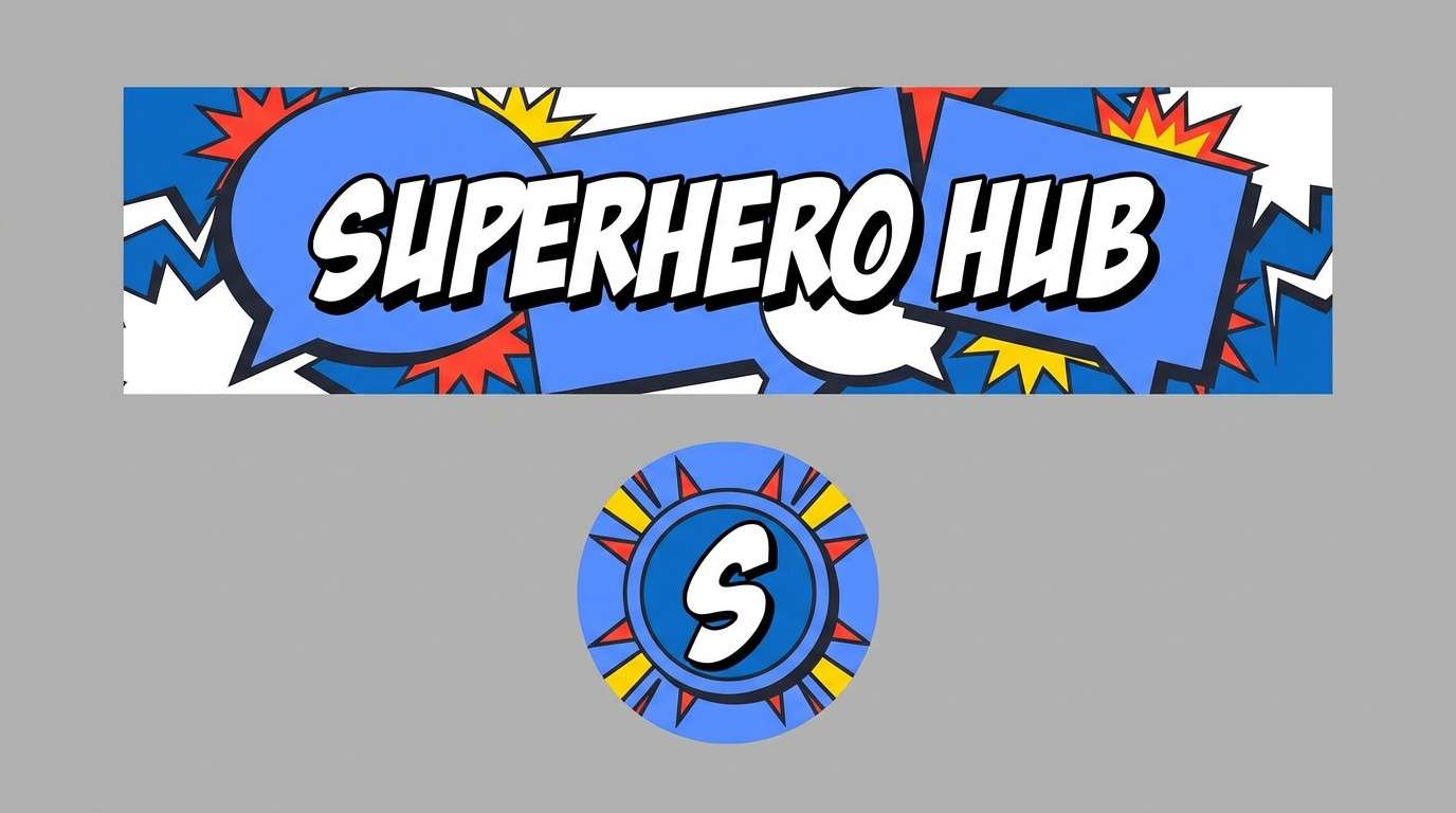 comic youtube branding