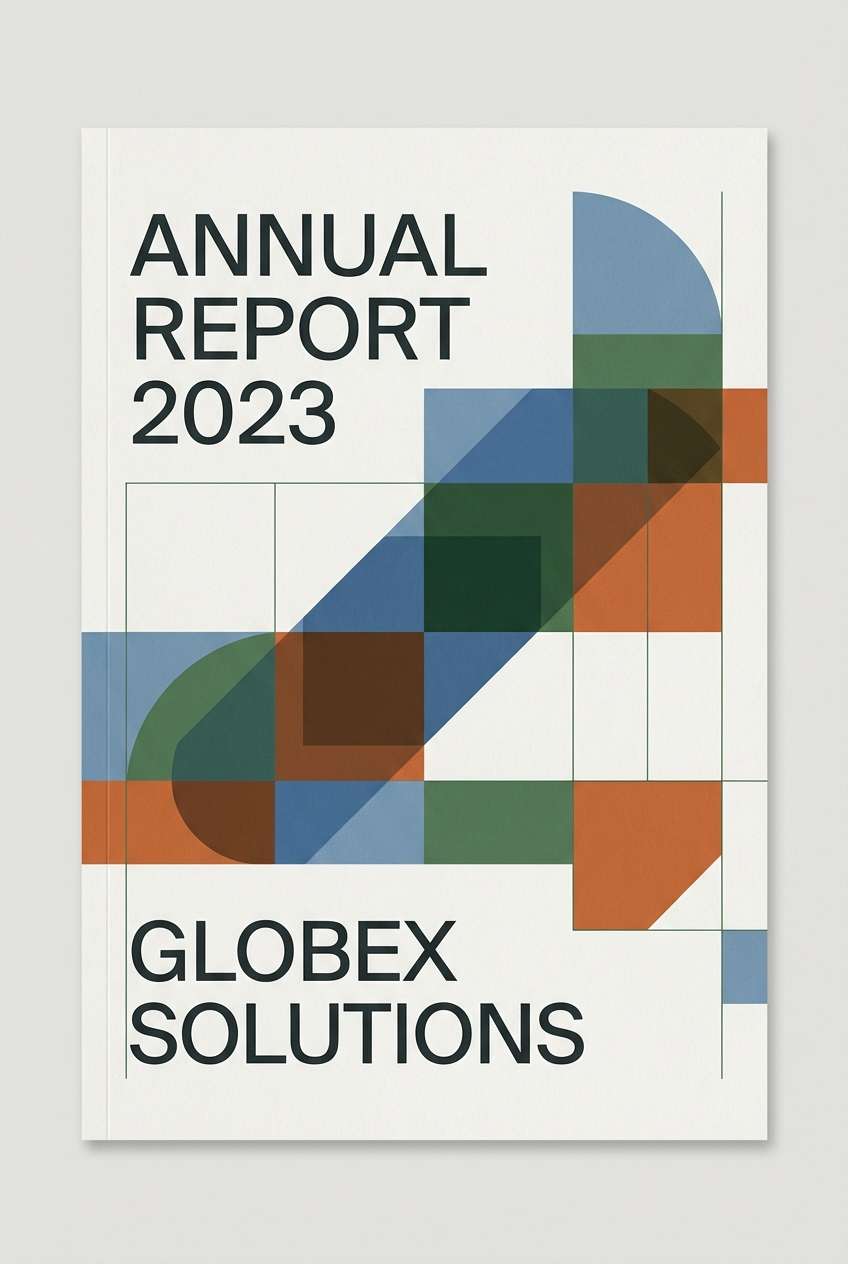 corporate report cover