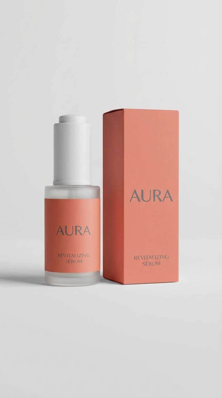 cosmetic packaging shot