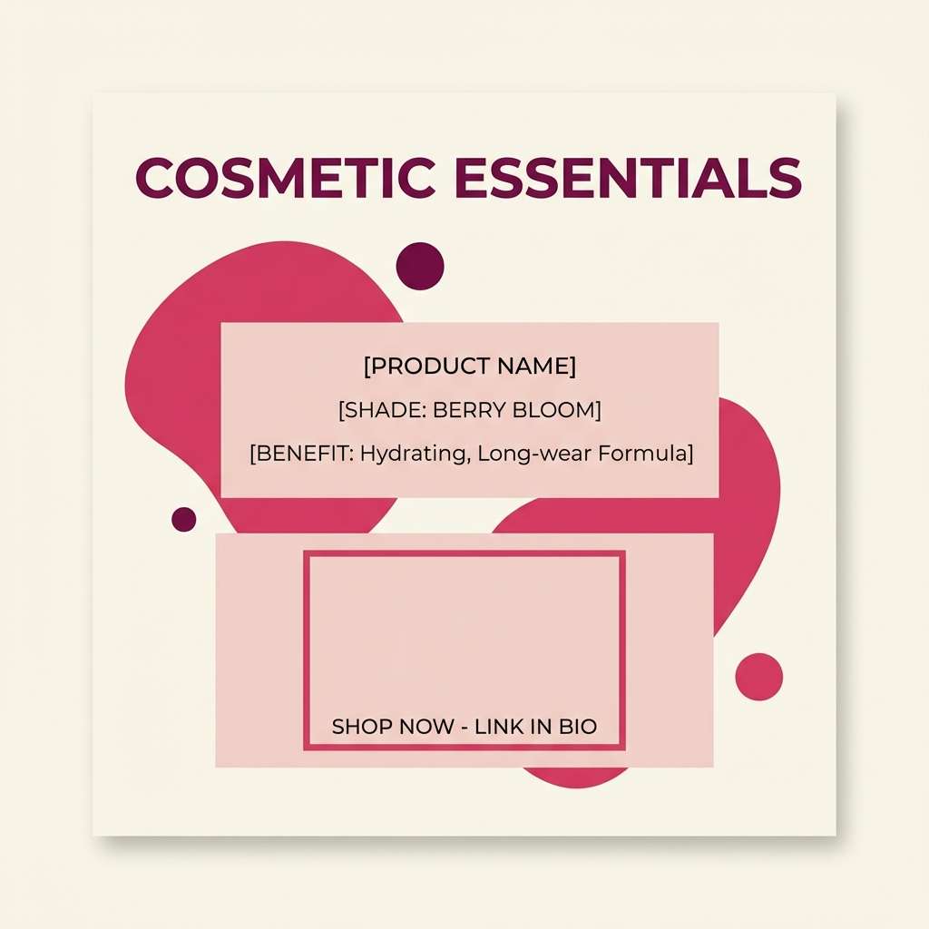 cosmetics social post