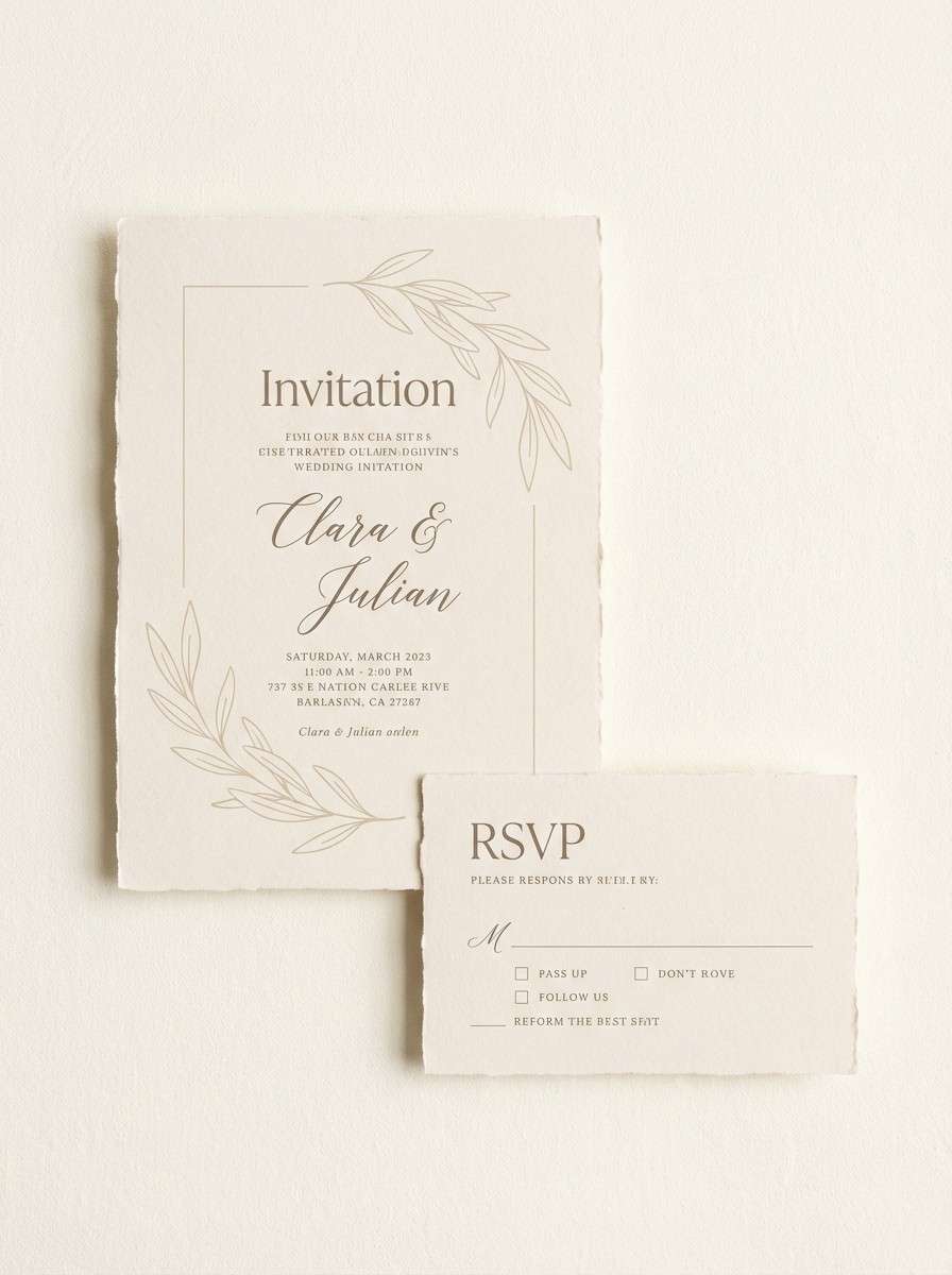 wedding invitation suite