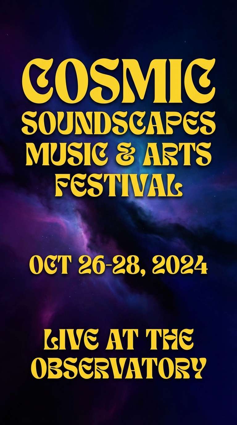 cosmic black gold poster