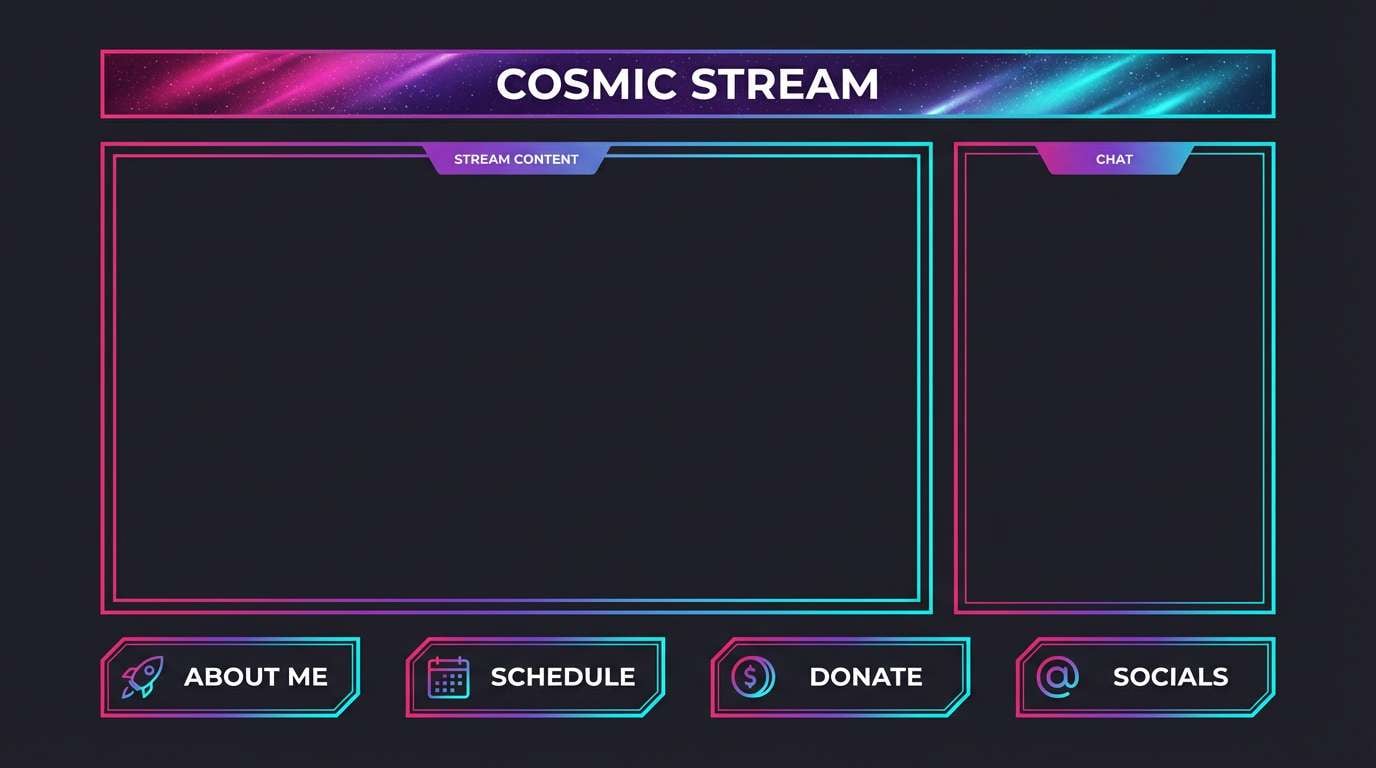 cosmic pink stream overlay