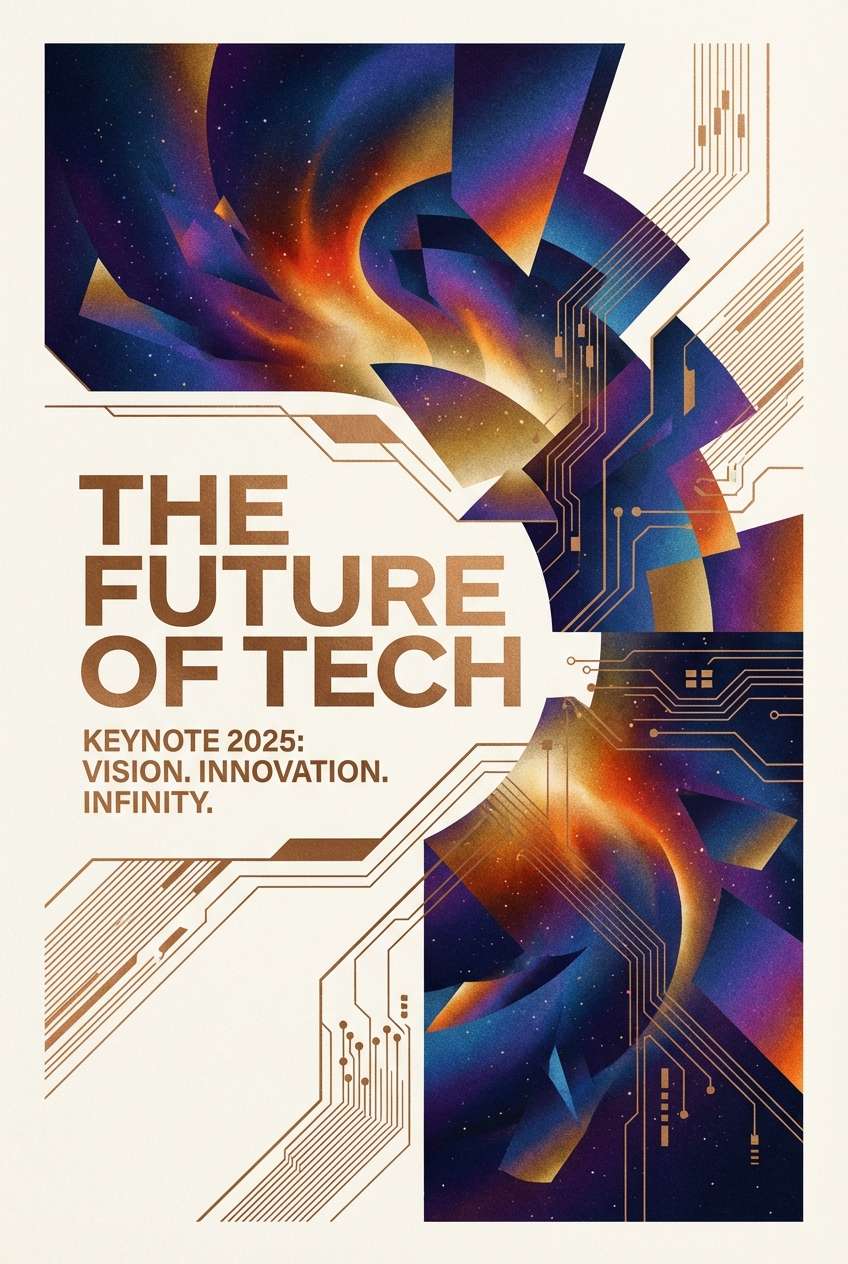 cosmic tech poster