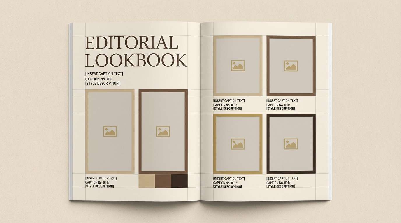 sepia lookbook layout