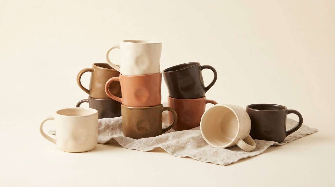 ceramic mug studio ad