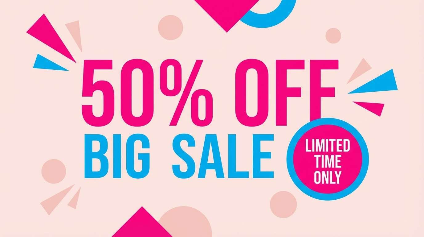 pastel ecommerce sale banner