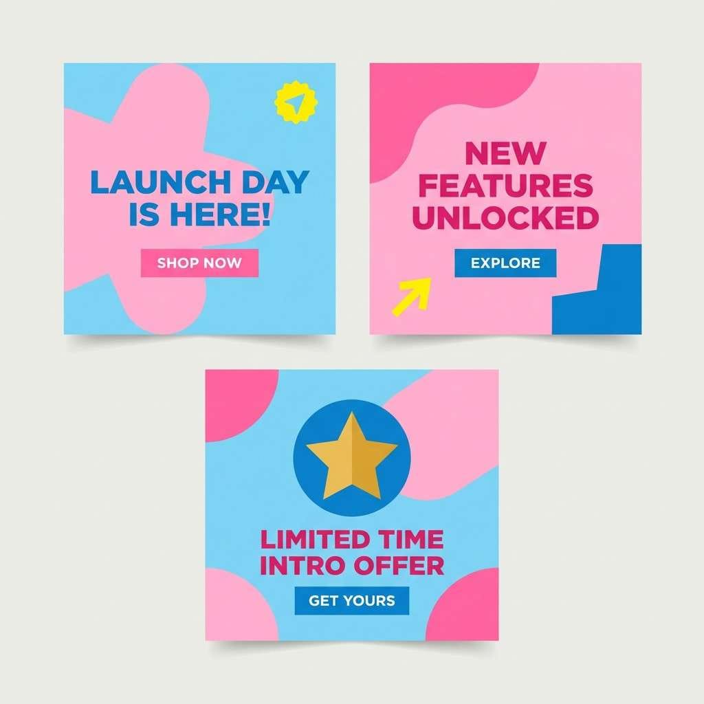 product launch social ads