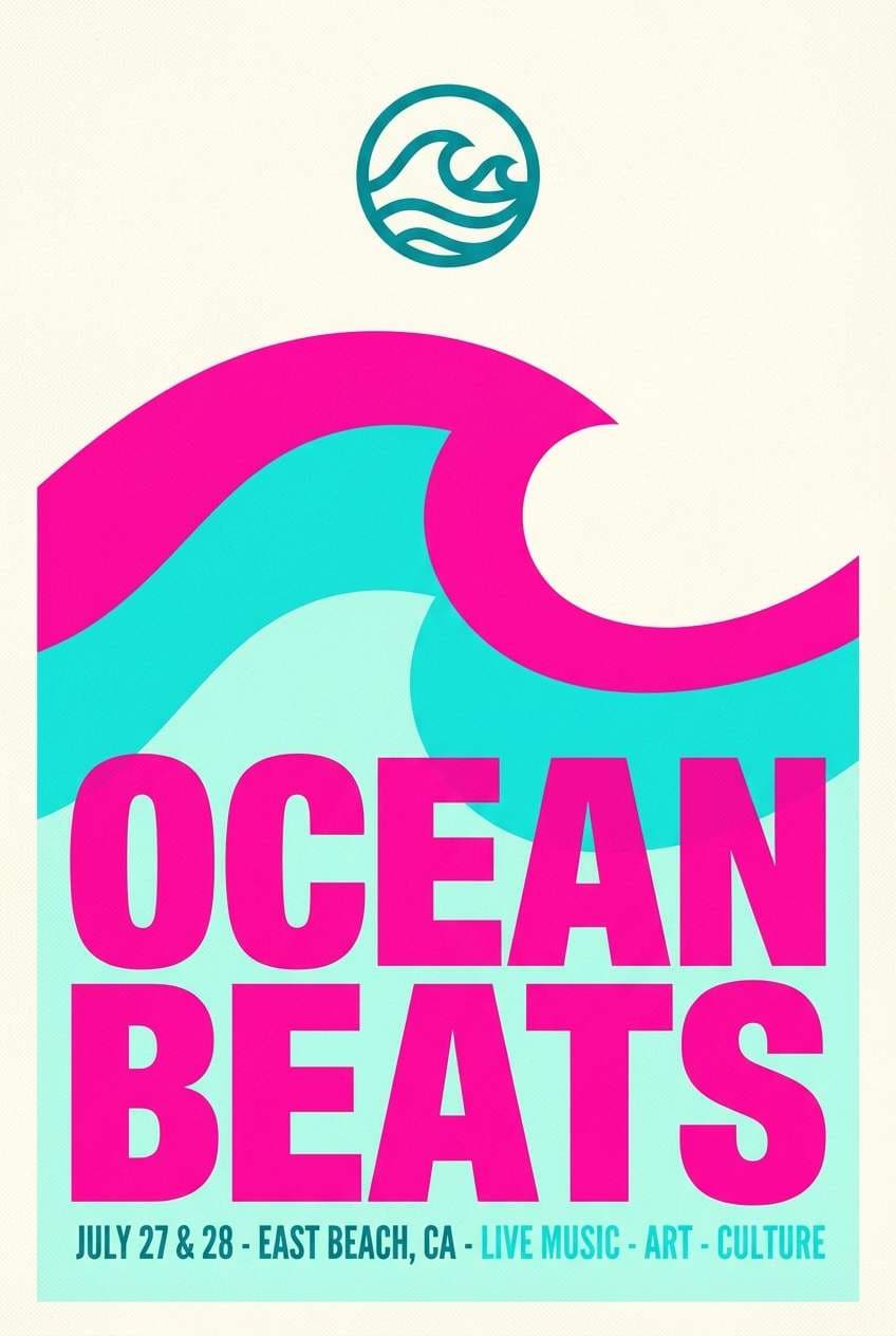 summer event poster design