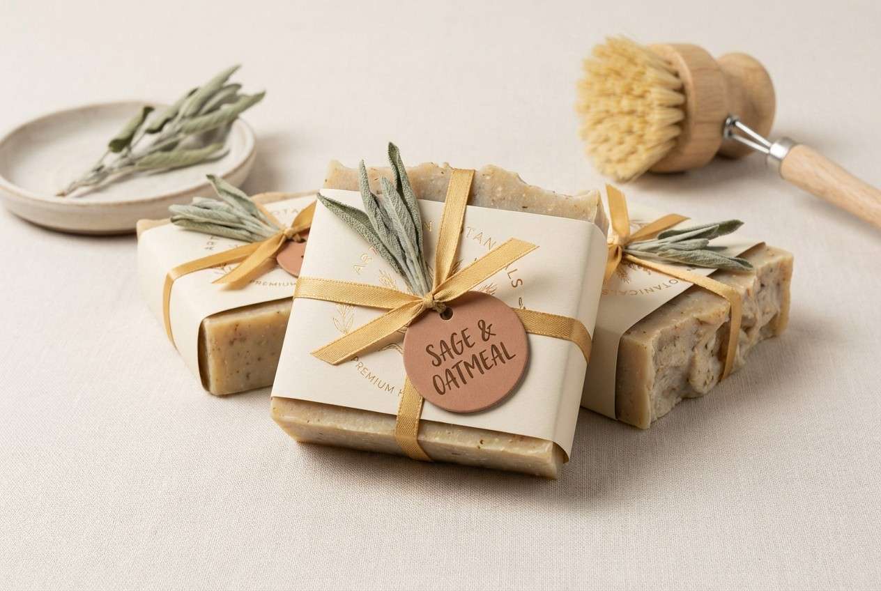 artisan soap packaging design
