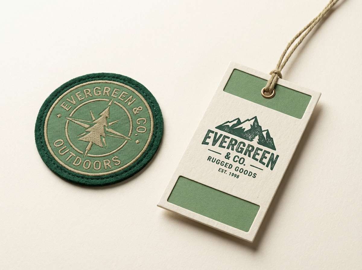 outdoor brand hang tags