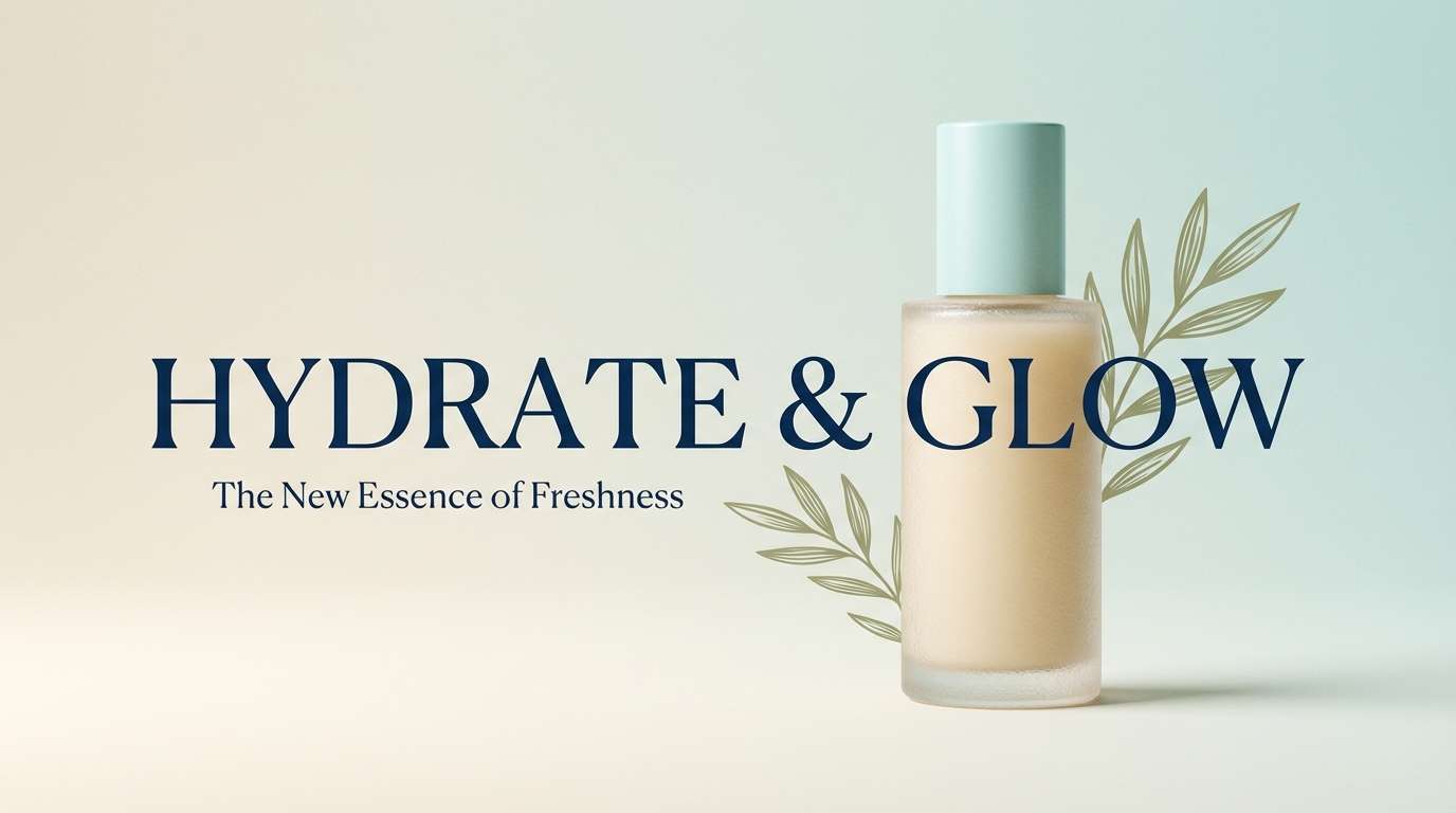 fresh skincare ad layout