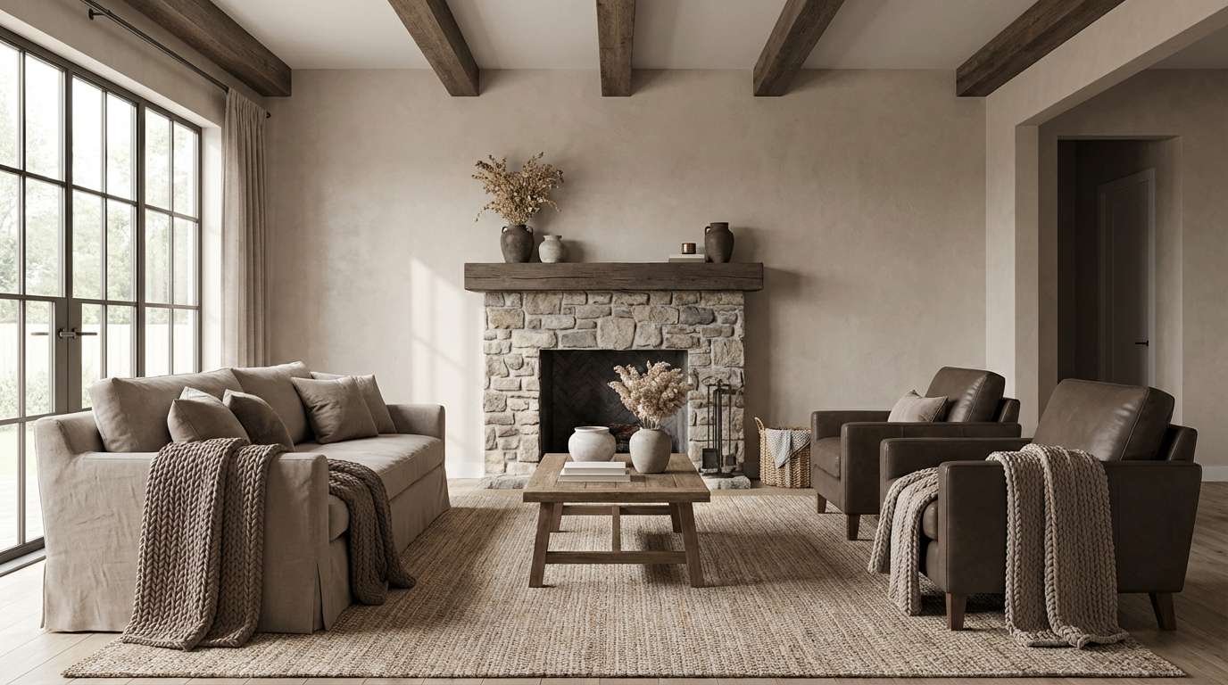 cozy living room render