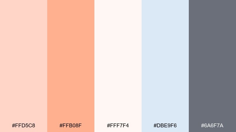 cozy nursery color palette with hex codes