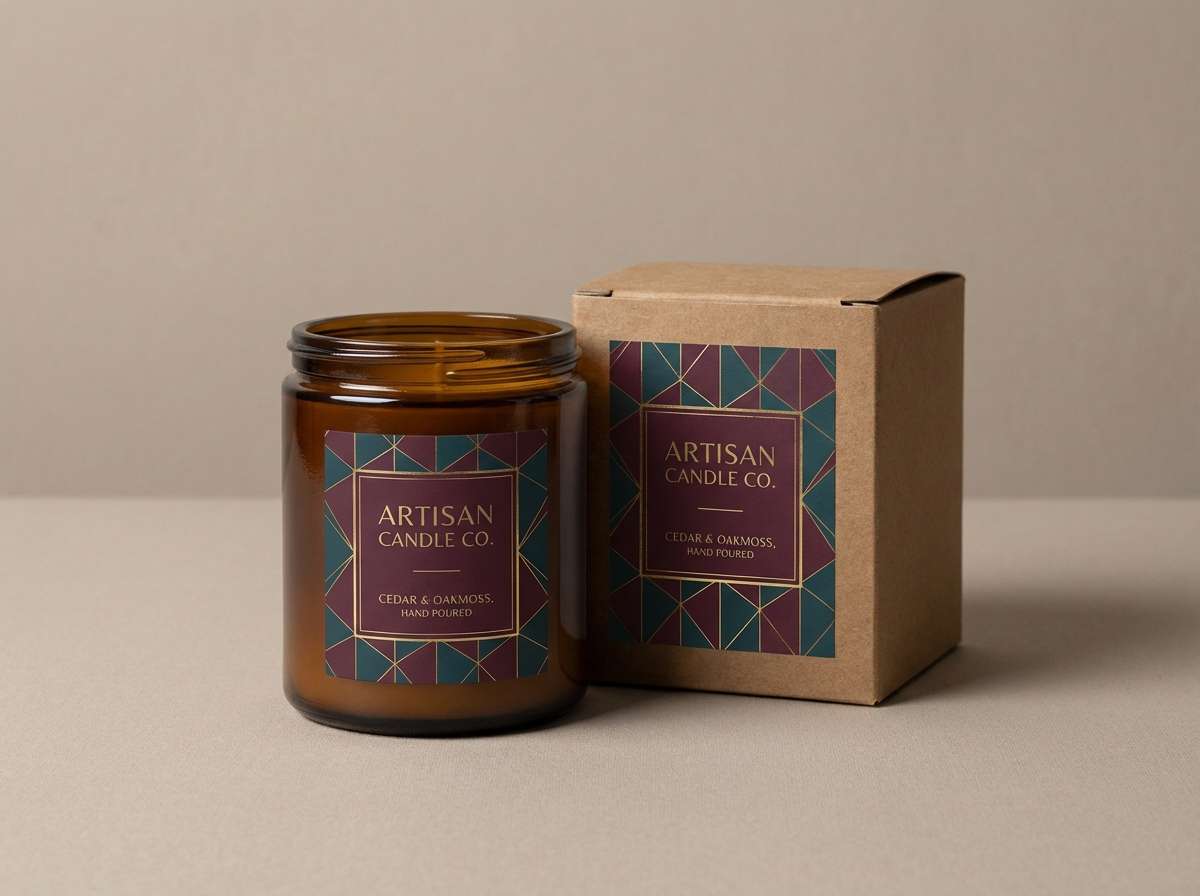 artisan candle packaging