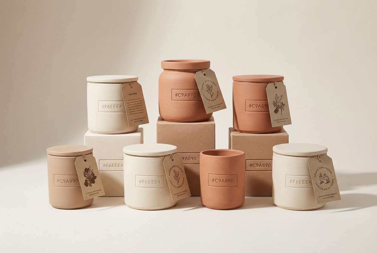 earthy ceramics packaging
