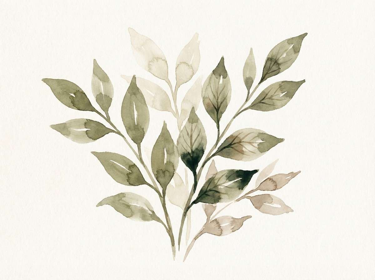 botanical neutral illustration