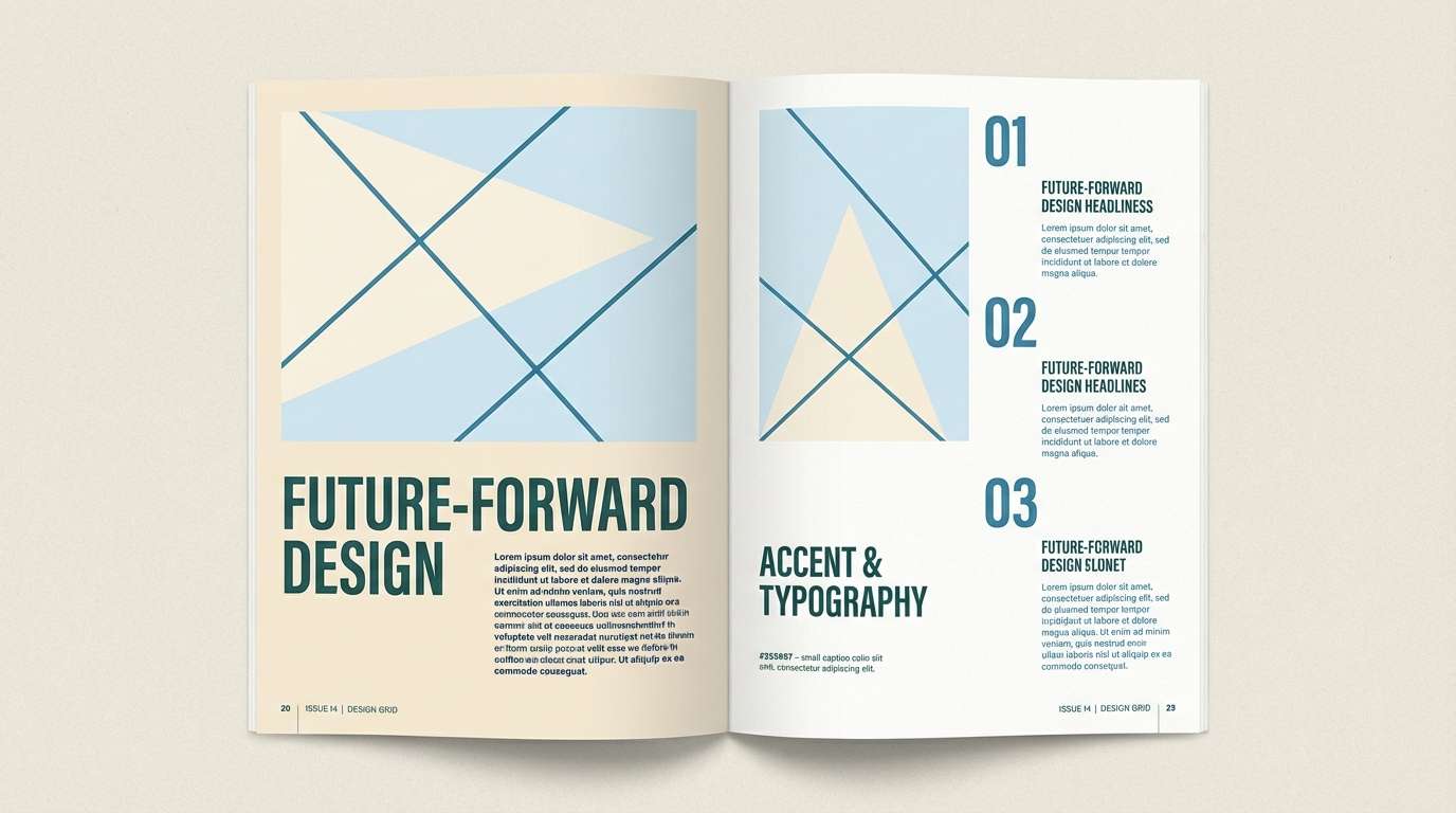 ocean editorial layout