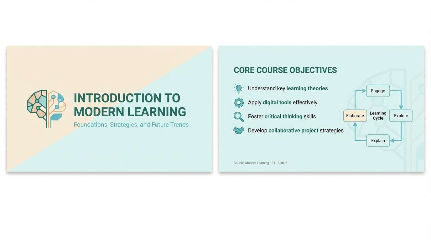 online course slides