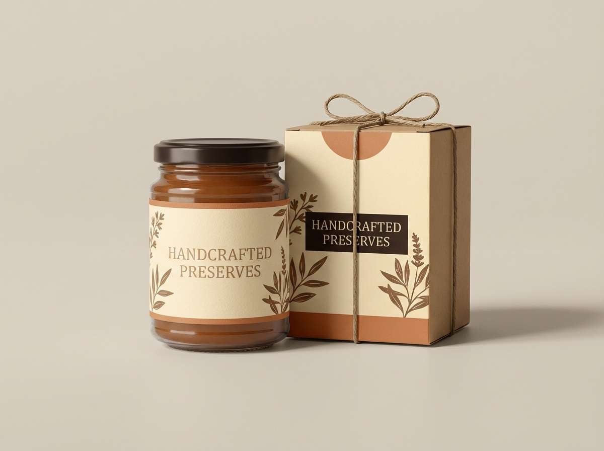 artisan honey jar packaging