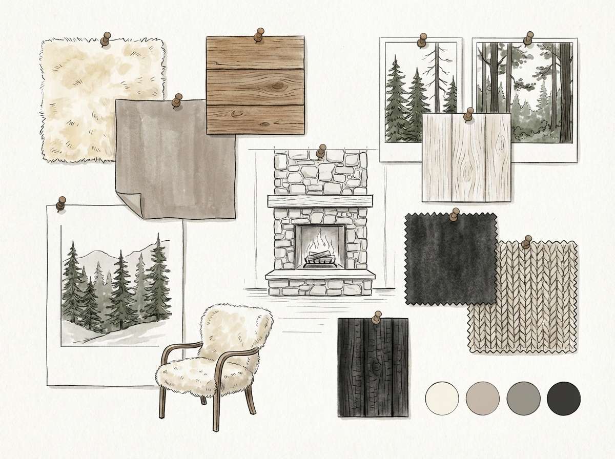 living room mood board