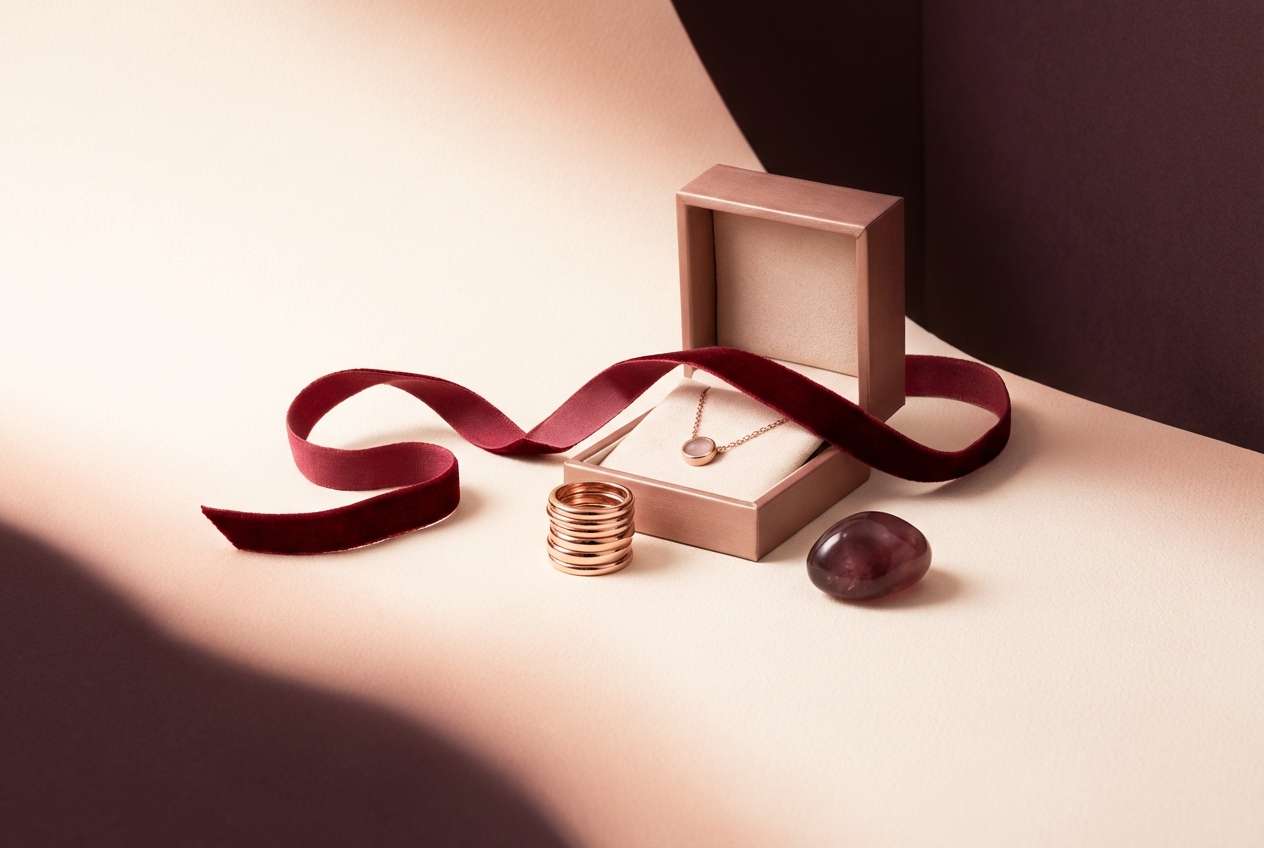 luxury jewelry ad shot